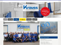 krauss-haustechnik.com Webseite Vorschau