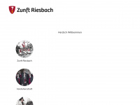zunft-riesbach.ch Webseite Vorschau