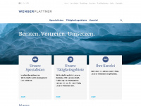 wenger-plattner.ch Webseite Vorschau