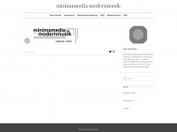 minimamediamodernmusik.tumblr.com Webseite Vorschau