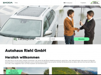 autohaus-riehl.skoda-auto.de Webseite Vorschau