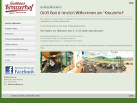 kreuzerhof.at Webseite Vorschau