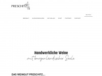 preschitz.at Webseite Vorschau