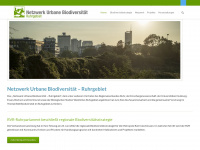 urbane-biodiversitaet.de Webseite Vorschau