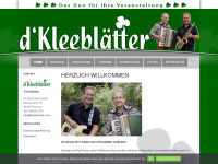 kleeblaetter.com Webseite Vorschau