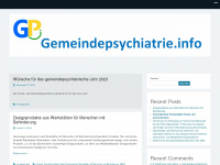 gemeindepsychiatrie.info Webseite Vorschau