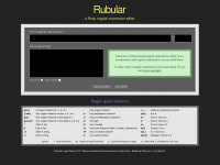 rubular.com Webseite Vorschau