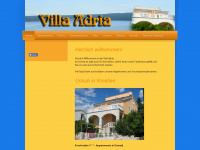 villaadria.de Webseite Vorschau