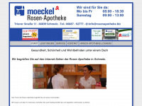 rosenapotheke.biz Webseite Vorschau