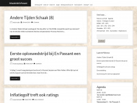 schaakclubenpassant.nl Webseite Vorschau