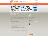 chevalier-cleret.com Webseite Vorschau