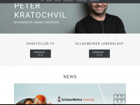 peter-kratochvil.com Webseite Vorschau