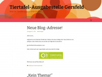 tiertafelgersfeld.wordpress.com Webseite Vorschau