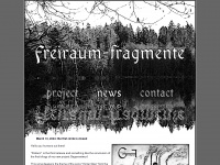 freiraum-fragmente.de Webseite Vorschau