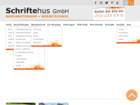 schriftehus.ch Webseite Vorschau