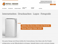 petas-design.com Webseite Vorschau