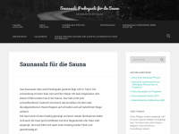 saunasalz.info Webseite Vorschau