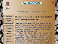 holz-mieten.de Webseite Vorschau