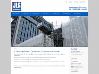 jlg-geruestbau.de Webseite Vorschau