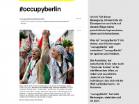 occupyberlin.tumblr.com Webseite Vorschau