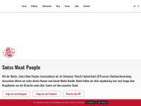 swissmeatpeople.ch Webseite Vorschau