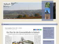 raibach-online.de Webseite Vorschau