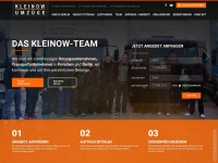 kleinow-umzuege.com Webseite Vorschau