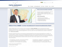 papoli-barawati.com Webseite Vorschau