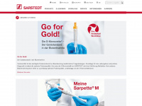 sarstedt.com Webseite Vorschau