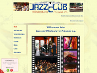 jazzclub-whv-fri.de Webseite Vorschau