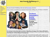 jazzfreunde-wolfsburg.de Webseite Vorschau
