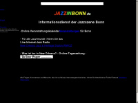 jazzinbonn.de Webseite Vorschau