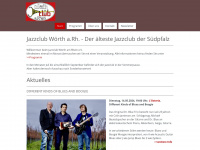 jazzclub-woerth.de Webseite Vorschau