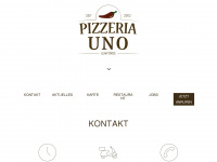 pizzeria-uno-lemfoerde.de Webseite Vorschau