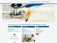 praxis-dr-weidinger.de Webseite Vorschau