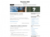 pieschen2020.wordpress.com Webseite Vorschau