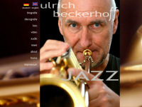 ulrich-beckerhoff-jazz.com Webseite Vorschau