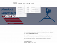 plansky-guggenberger.at Webseite Vorschau