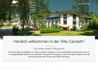 villa-carolath.de Webseite Vorschau