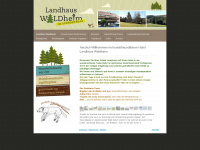 landhaus-waldheim.de Webseite Vorschau
