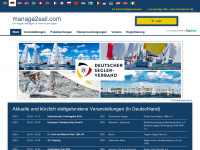 manage2sail.com Webseite Vorschau