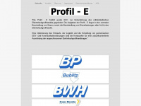 profil-e.com Webseite Vorschau