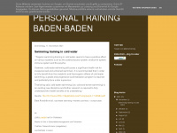 personal-training-baden-baden.blogspot.com Webseite Vorschau