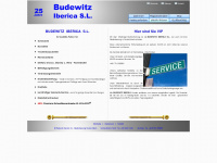 budewitz-iberica.com Webseite Vorschau