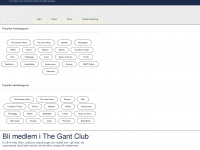 gant.se Webseite Vorschau