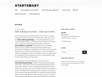 startsmart-coaching.at Webseite Vorschau