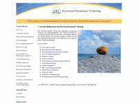 personalbusinesstraining.com Webseite Vorschau
