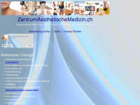 zentrumaesthetischemedizin.ch Webseite Vorschau