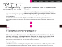 perlentaucher-leipzig.net Webseite Vorschau