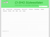 ci-shg-suedwestfalen.de Webseite Vorschau